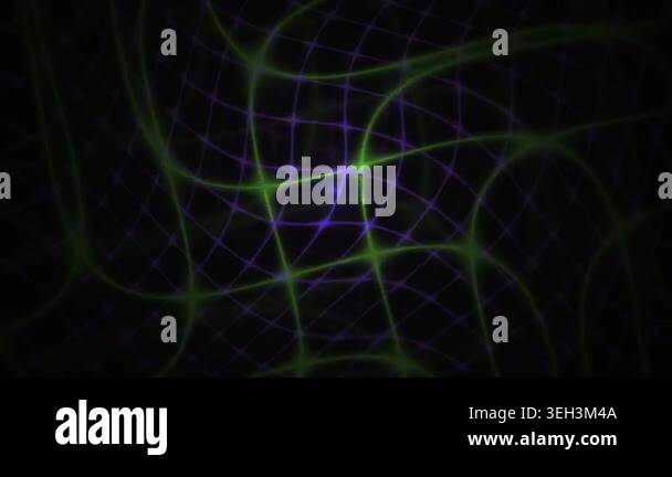 Glowing lines and nodes on dark background Stock Video Footage - Alamy