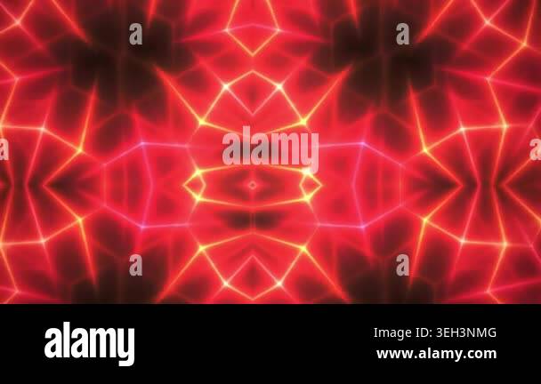 Abstract light patterns in red and yellow Stock Video Footage - Alamy
