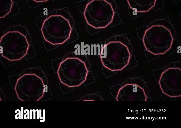 Repeating pattern of geometric shapes Stock Video Footage - Alamy
