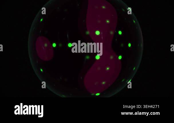 Microscopic view of glowing cells Stock Video Footage - Alamy