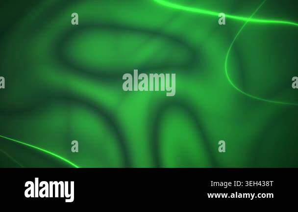 Abstract green neon light background with curves Stock Video Footage ...