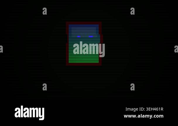 Multicolored gradient bars on black background Stock Video Footage - Alamy