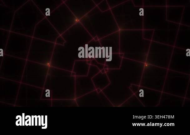 Glowing grid lines on dark background Stock Video Footage - Alamy
