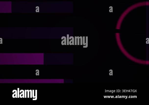 Animated purple and red bars on black background Stock Video Footage ...