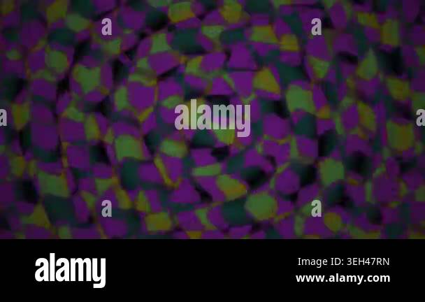 A vibrant purple and green geometric pattern forming a spiral design ...