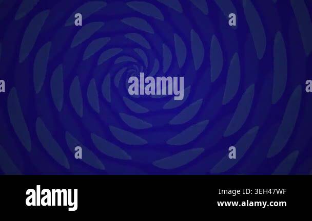 Dark blue spiral swirl pattern background image Stock Video Footage - Alamy