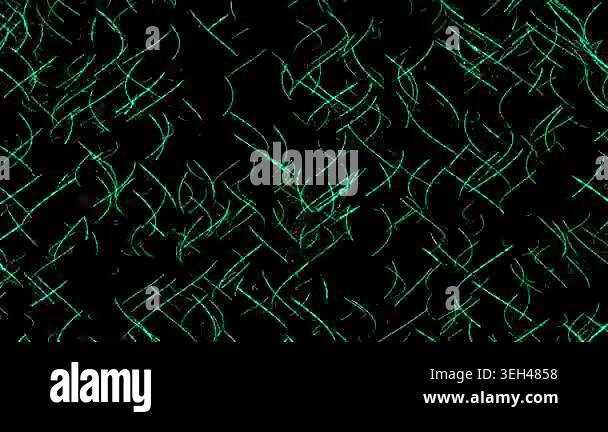 Green polygon lines drifting smoothly on transparent background, ideal ...