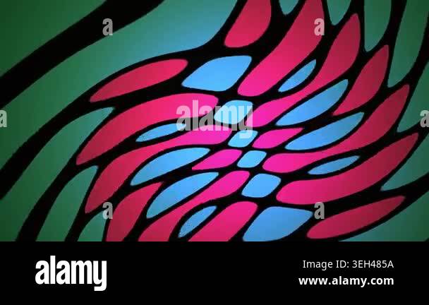 Abstract art with colorful shapes and patterns Stock Video Footage - Alamy
