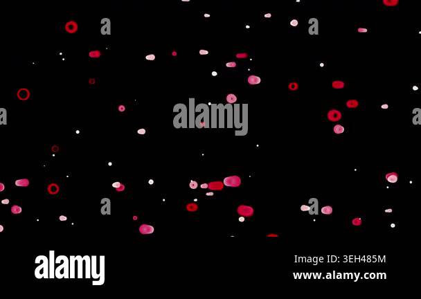 Pink and white bubbles floating on transparent background, perfect for ...