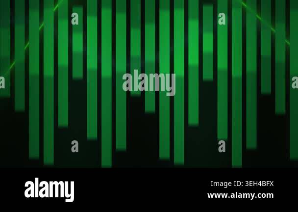 Animated green bars with trend line Stock Video Footage - Alamy