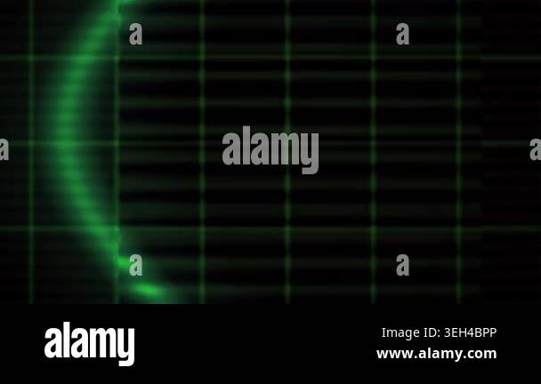 Green light beam on grid background Stock Video Footage - Alamy