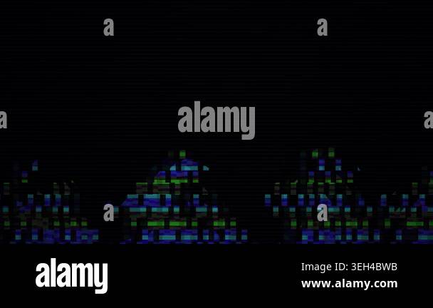 City skyline with vibrant digital patterns Stock Video Footage - Alamy