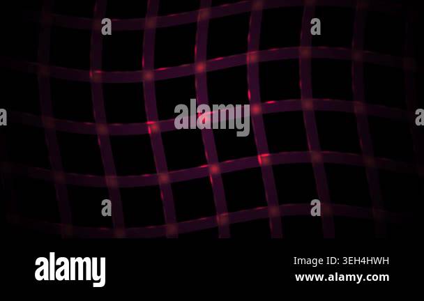 A dark background with a red grid pattern Stock Video Footage - Alamy