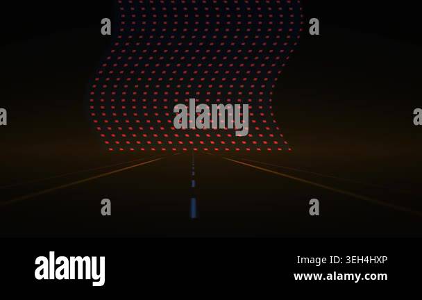 Animation of a grid pattern made of small circles Stock Video Footage ...