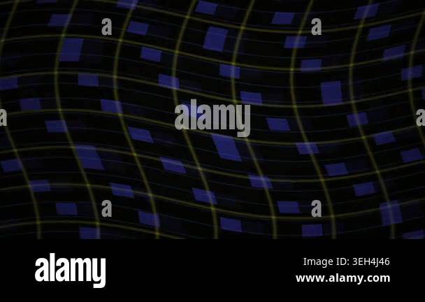 Black background with purple squares and grid lines Stock Video Footage ...