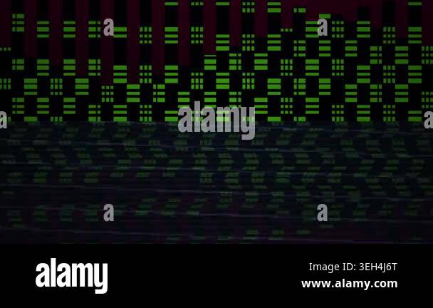 Green code characters falling on black background Stock Video Footage ...