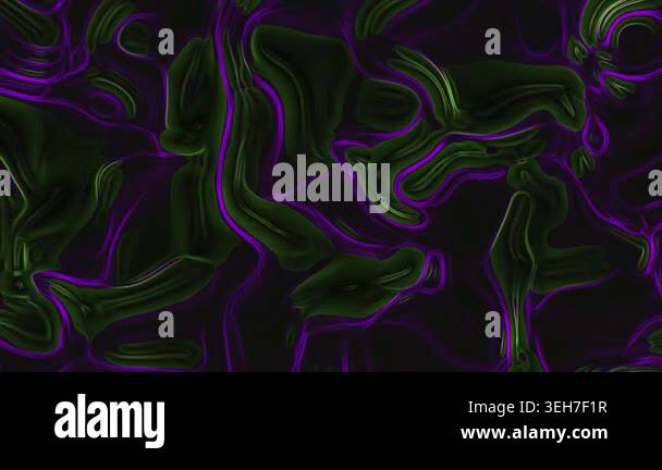 A futuristic neon fluid art background featuring cyber mint green ...
