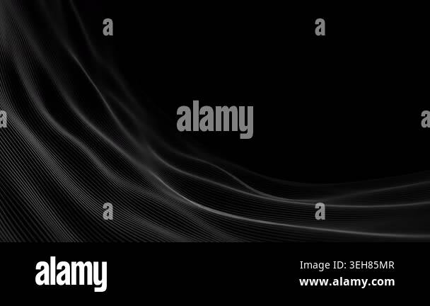 Black clean corporate background video loop. Animated Abstract glowing ...