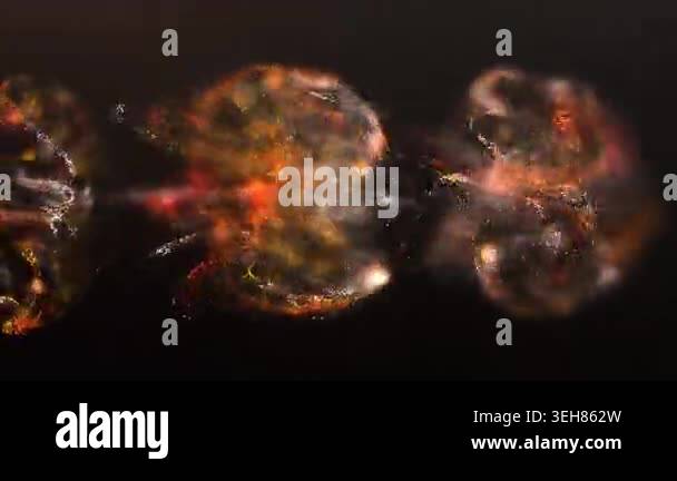 Abstract fluid explosion iridescent yellow waves glowing energy magical ...