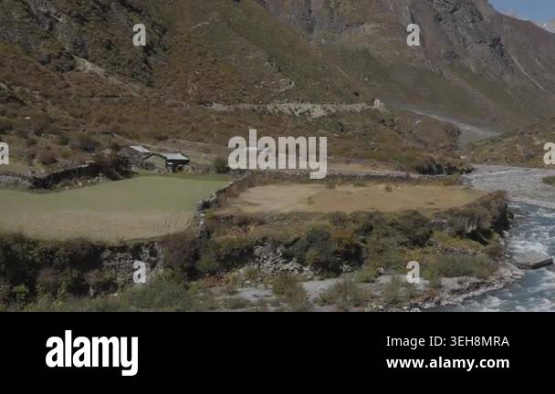 Beautiful Himalayan Glacial Budhi Gandaki River Origin in Tsum Valley ...
