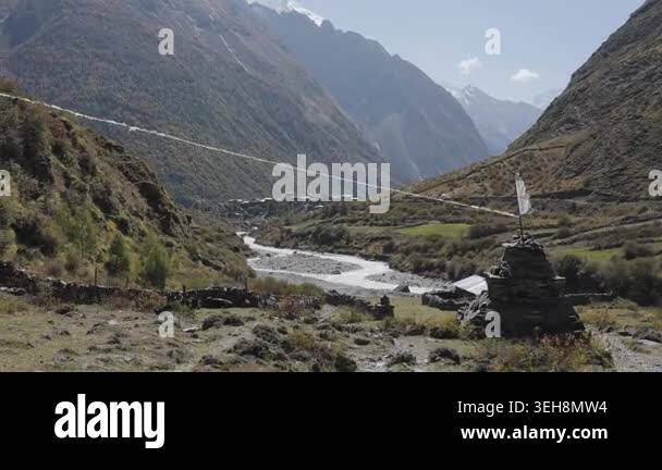 Beautiful Himalayan Glacial Budhi Gandaki River Origin in Tsum Valley ...
