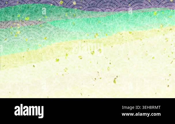 Traditional Japanese Washi Paper Background with Gold Flakes and ...