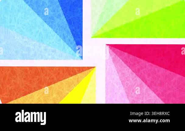Colorful Abstract Rotating Triangles with Textured Paper Background ...