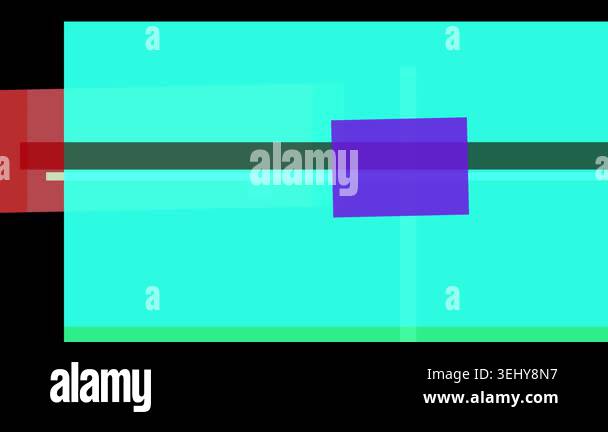 Abstract geometric composition with intersecting shapes and lines in ...