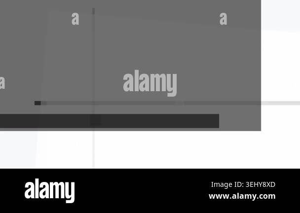Abstract geometric composition with dark gray and white shapes and ...