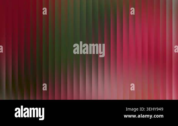 Abstract vertical stripes in shades of red and green create a vibrant ...
