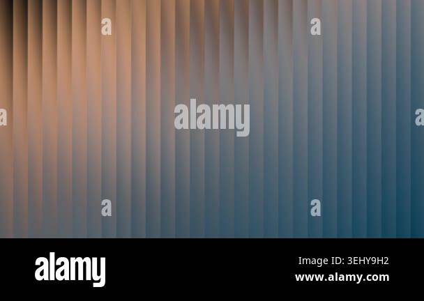 Abstract vertical blinds pattern with a gradient from warm orange to ...