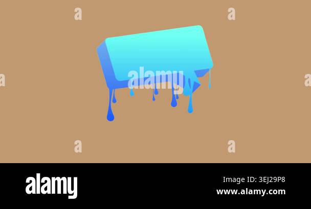 Graffiti speech bubble animation. Abstract modern Messaging sign street ...