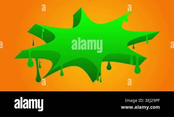Graffiti speech bubble animation. Abstract modern Messaging sign street ...