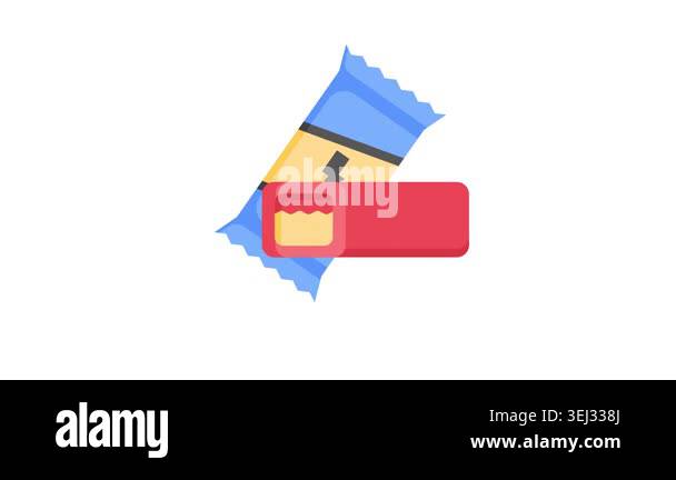 Energy bar vector design, energy candy animated icon, customizable ...