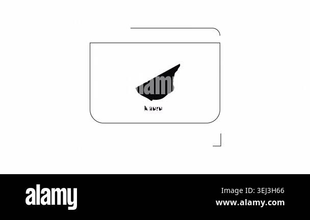 A simple line drawing of a computer monitor with a black blob on the ...