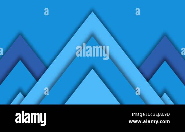 Dynamic abstract blue geometric pattern featuring layered triangles and ...