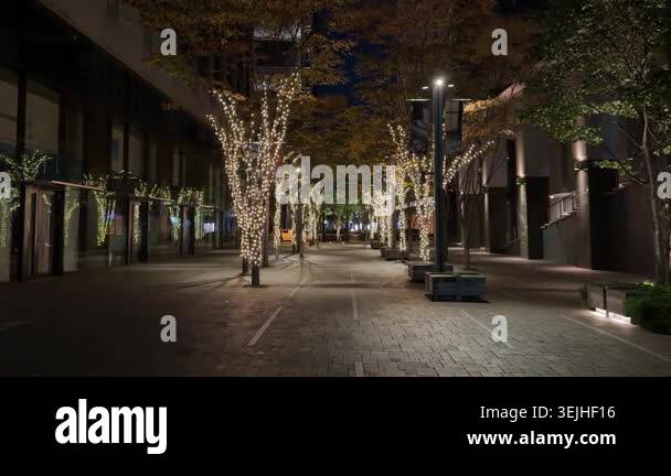 Tokyo Marunouchi Illumination 2023 Night View Stock Video Footage - Alamy