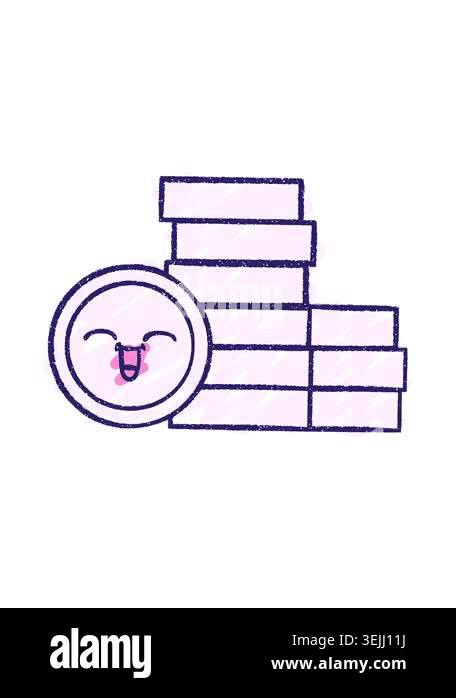 vibrating motion animation of Money Drawing Stock Video Footage - Alamy