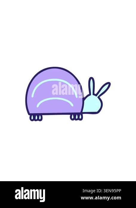 rise and float animation of cute cartoon of a green bug Stock Video ...