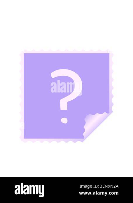 blinking radial lines animation of square peeling sticker cartoon of a ...