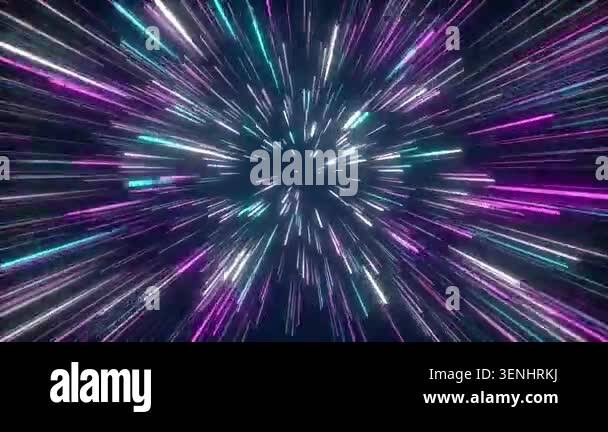 Neon glowing pastel candy light color rays in motion, 4k resolution ...