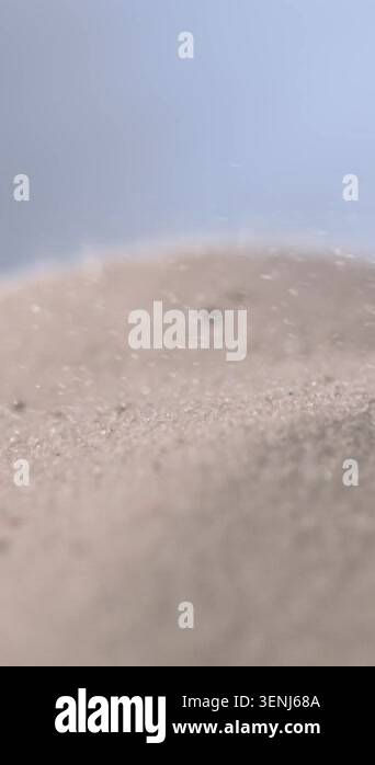 Super Slow Motion Floating Sand Particles Drifting Through Light, Super ...