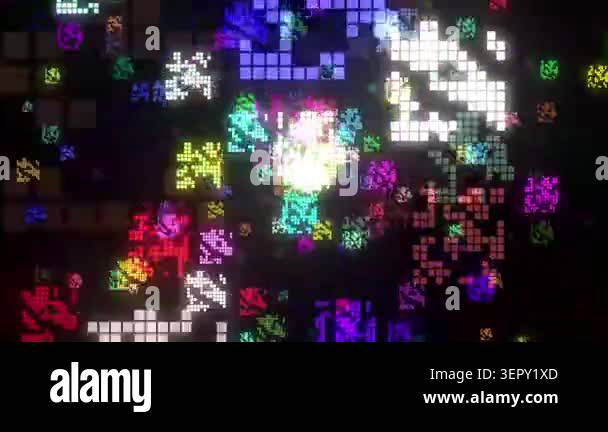 Seamless loop of abstract motion graphics background. Featuring smooth ...