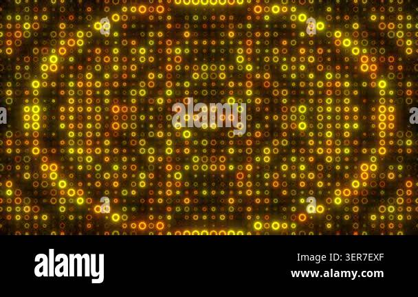 Yellow digital dots pattern Video Animated Background Stock Video ...