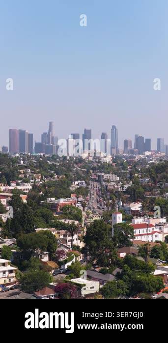 clear-day-showcasing-los-angeles-skyline-with-urban-traffic