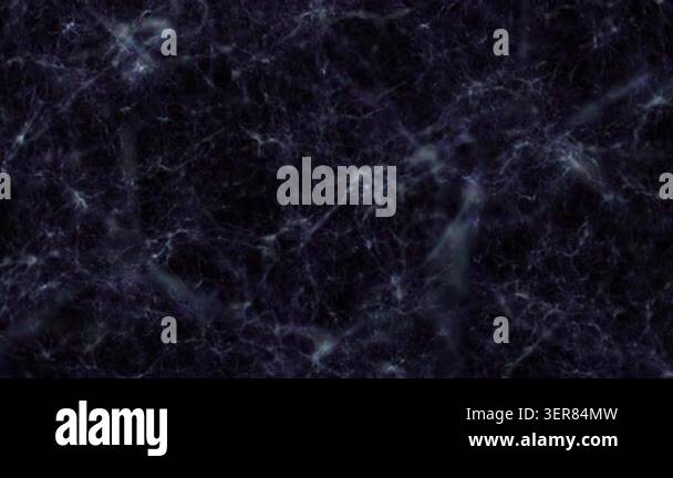 Abstract cosmic web animation background. Digital neural network, brain ...