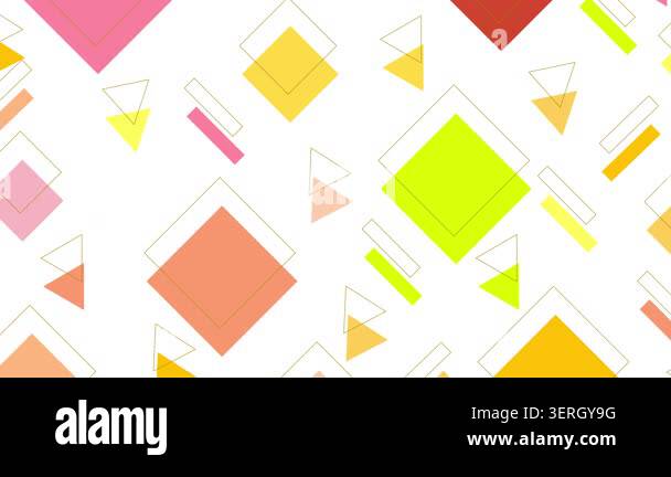Geometric Shapes Abstract Pattern Motion 4K Stock Video Footage - Alamy