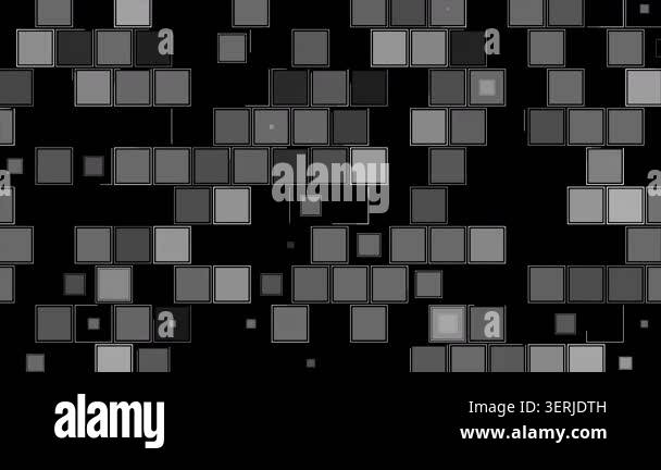 abstract geometric background with cubes Stock Video Footage - Alamy