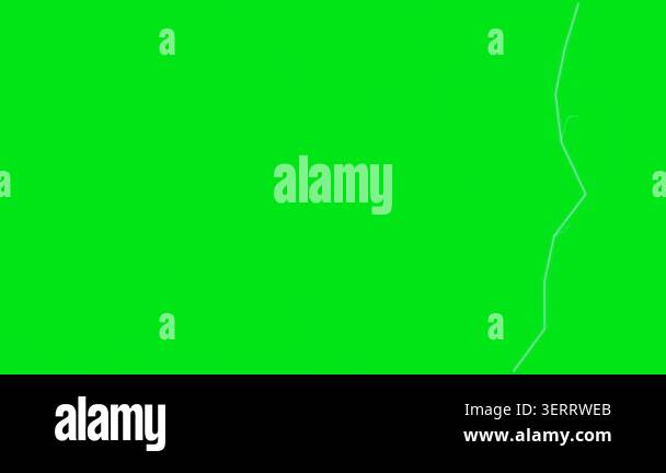 realistic-white-lightning-strike-effects-on-green-screen-stock-video