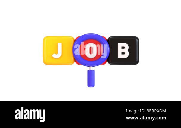 Job vacancy icon with search bar icon concept of finding on a job icon ...